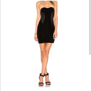 NBD black velvet dress NWT Revolve